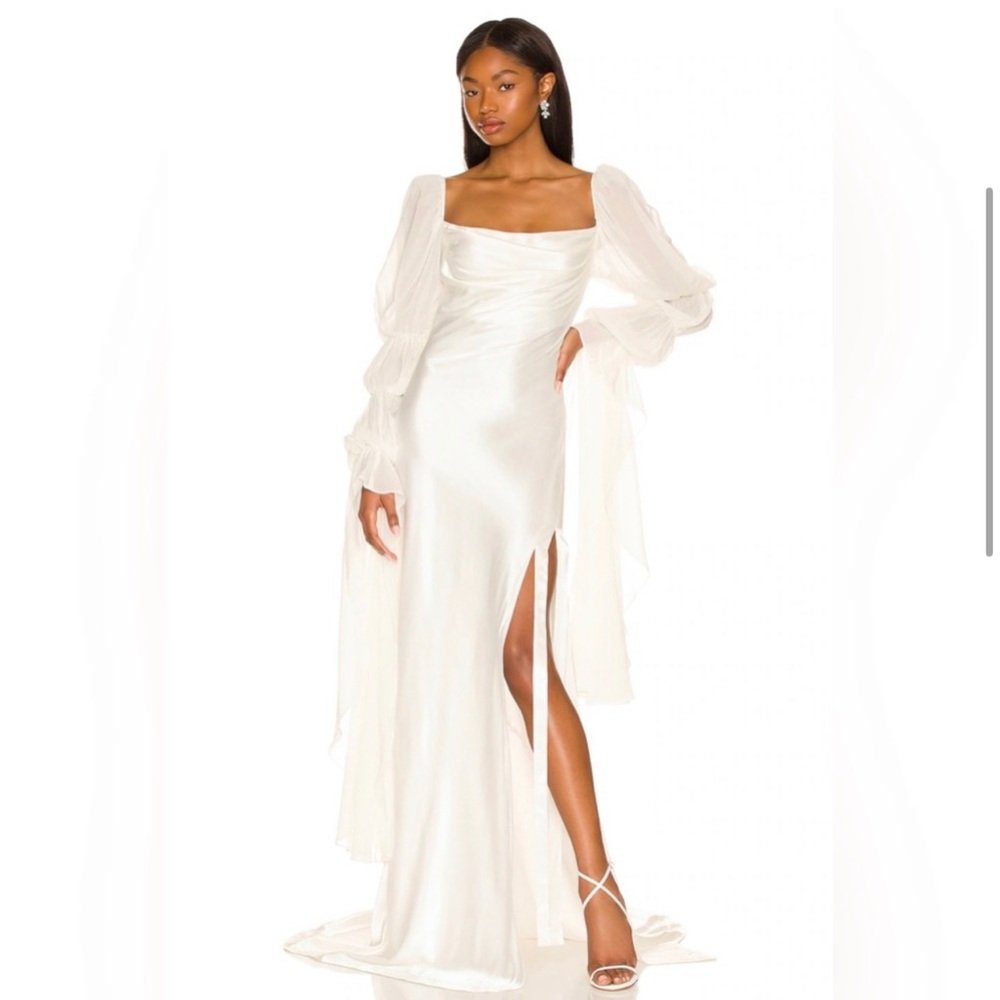 For love of lemons willow wedding gown. Silk white wedding dress or engagement!